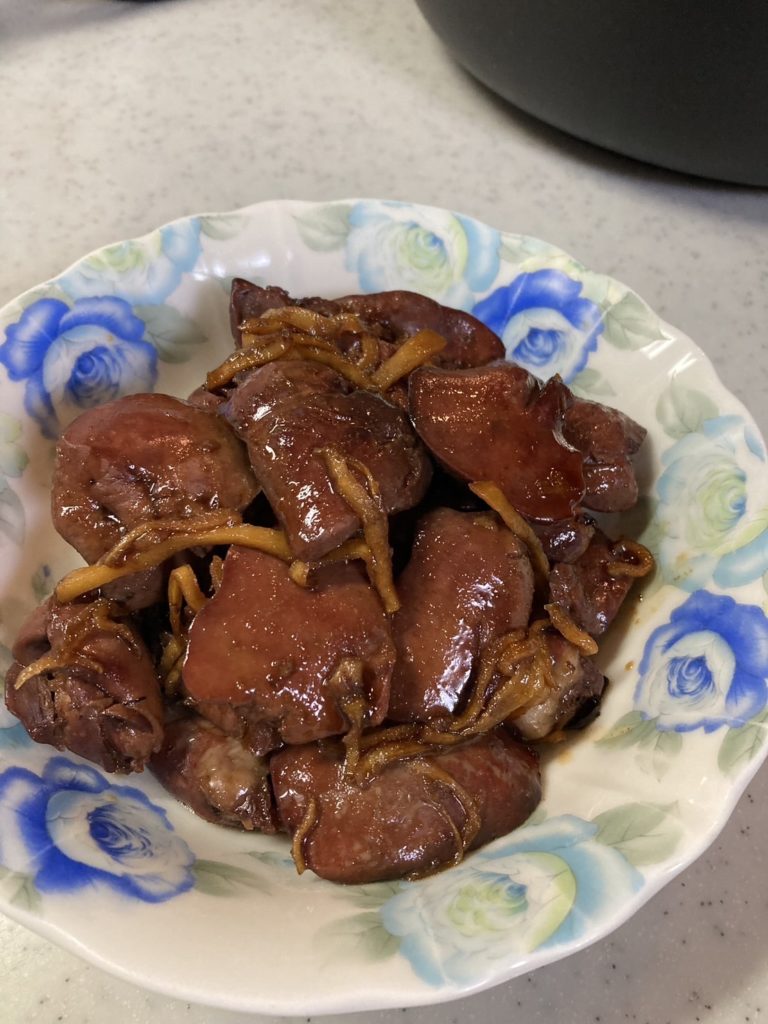 レバーの生姜煮